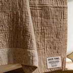 CouldNook Crinkle Muslin Towel - Japanese Style Gauze Bath & Face Towel