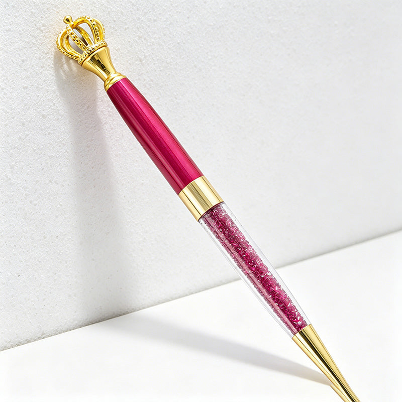 CouldNook Pen-Crown Top Retractable Metal Ballpoint Pen Cute Gift Pen for Students Office Wedding Favors