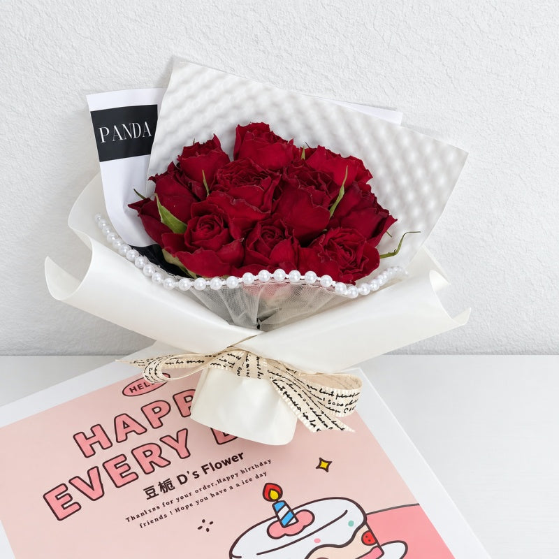 CouldNook Flower Bouquet Car Freshener - Ribbon Wrapped