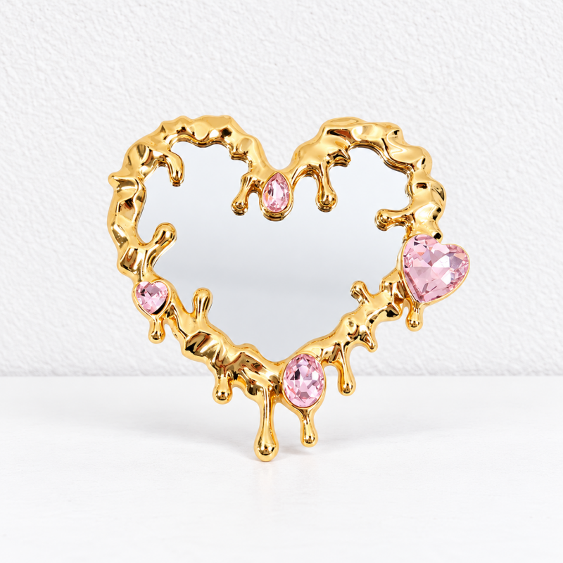 CouldNook Decorative Mirror Accessory - Sculpted Outlines And Ornamental Border Designs