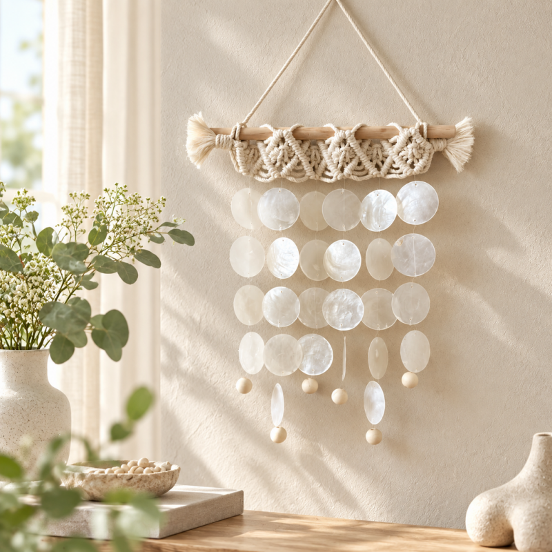 CouldNook Disc Wind Chime - Cascading Discs And Decorative Hanging Framework