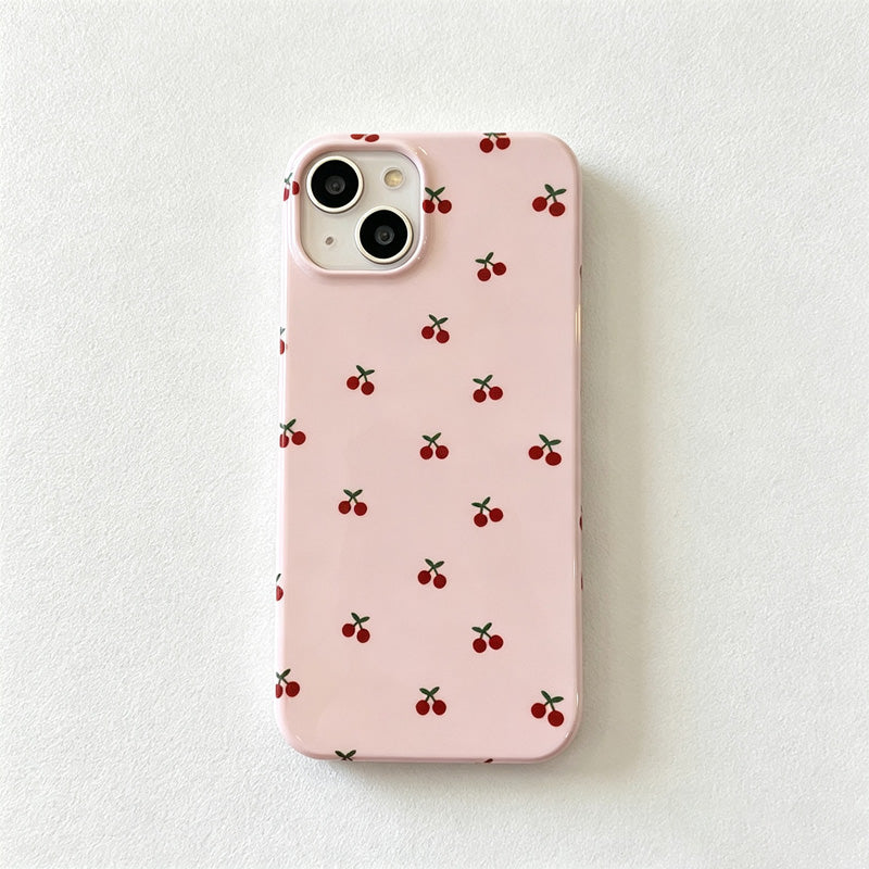 CouldNook  iPhone 17 Series 2-in-1 Cherry Print Phone Case - Smooth Base Cover