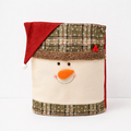 Plaid Snowman Cover