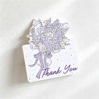 CouldNook Floral Thank You Card - Bouquet Artwork And Script Lettering