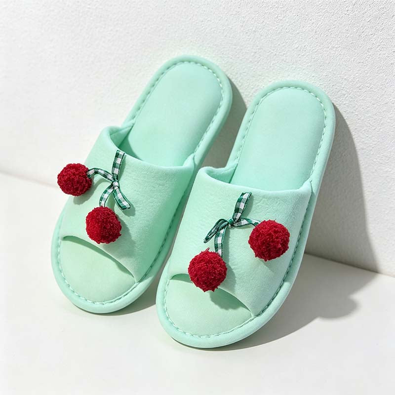 CouldNook Bow Slide Slippers - Five Soft and Rich Colors