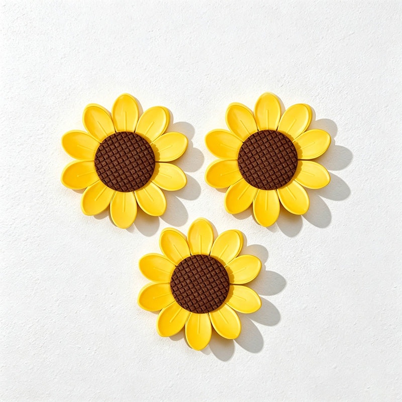CouldNook Sunflower Bag Clip Set - Detachable Petals and Magnetic Center