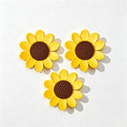 CouldNook Sunflower Bag Clip Set - Detachable Petals and Magnetic Center