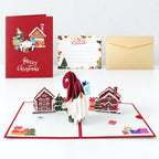 CouldNook Christmas Pop Up Greeting Card - Dimensional Holiday Scenes