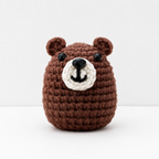 CouldNook Yarn Character Doll Ornament - Assorted Animal Shapes