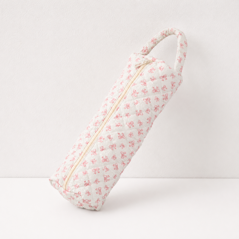 CouldNook Quilted Padded Hair Dryer Storage Bag‑Portable Handheld Hair Styling Tool Pouch
