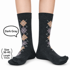 CouldNook Argyle Split-Toe Socks - Diamond Pattern
