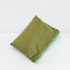 CouldNook Grid Color‑Block Zipper Pouch‑Macaron Portable Toiletry Storage Bag
