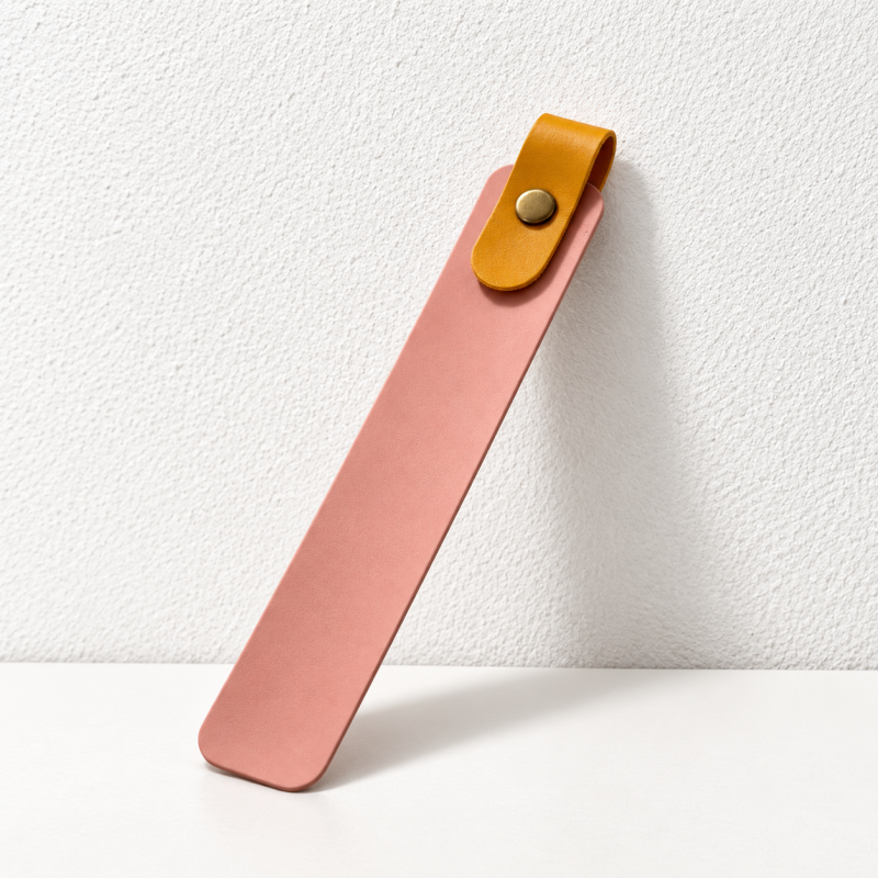 CouldNook Slim Leather-Look Bookmark - Snap Tab Color Options
