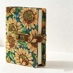 CouldNook B6 Locking Journal - Floral Fabric Cover Collection