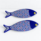 CouldNook Patterned Fish Magnet - Colorful Mosaic Designs Accent