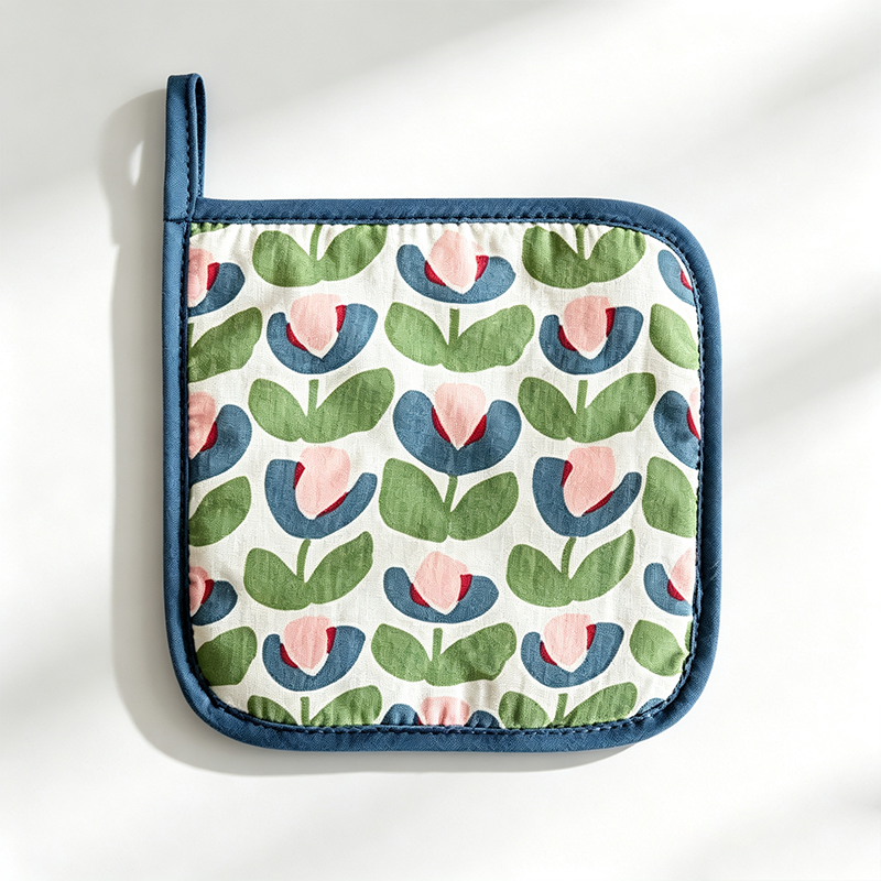 CloudNook Floral Oven Mitt‑Kitchen Heat Resistant Accessory