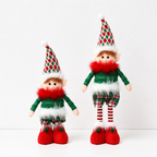 CouldNook Extendable Christmas Figure - Long Legs and Winter Outfits