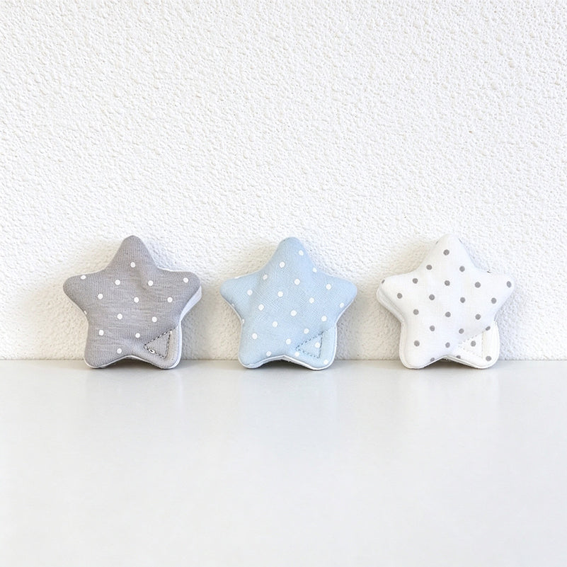Polka Dot Star Cable Organizer - Padded Fabric Design