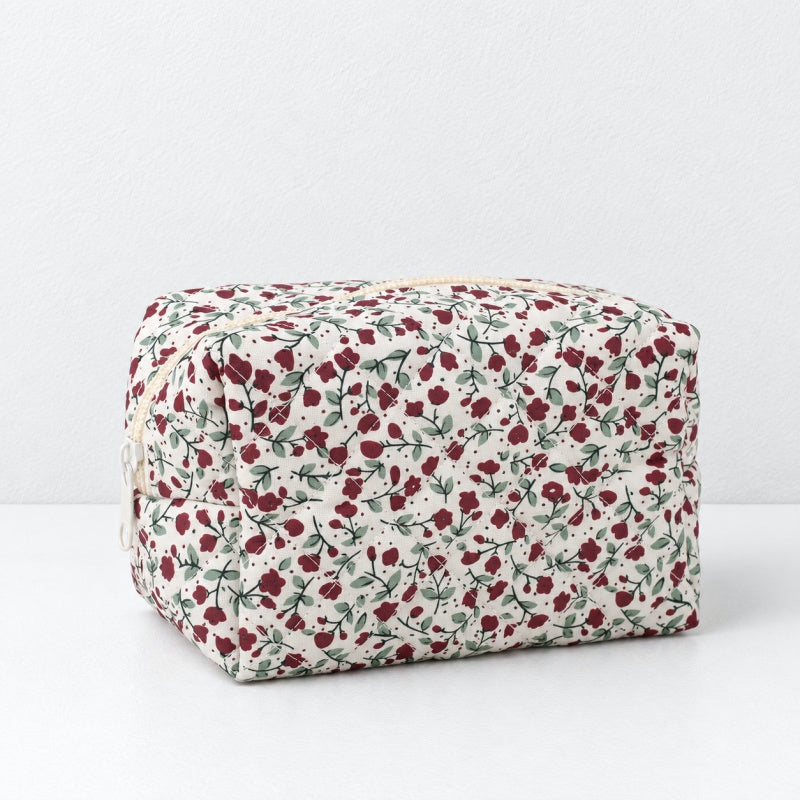 CouldNook Printed Makeup Pouch - Rounded Floral Forms