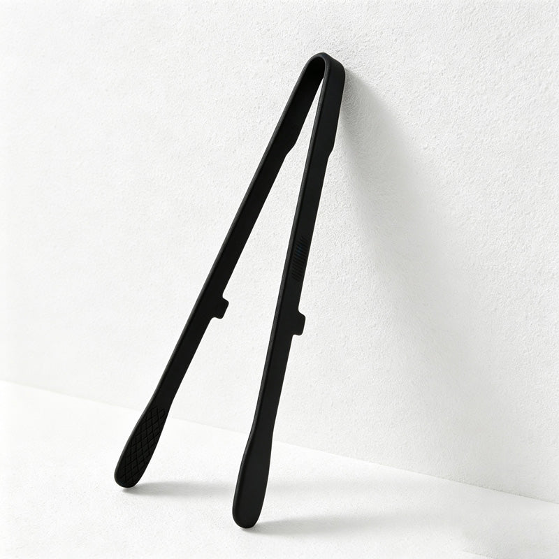 CouldNook Silicone Kitchen Food Tongs - Wavy One-Piece Grip