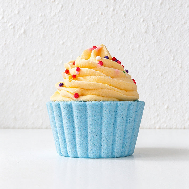 Cupcake Bath Bomb - Swirled Top and Sprinkle Details