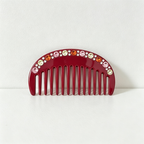 CouldNook Half Moon Stone Set Comb - Visible Tooth Profile