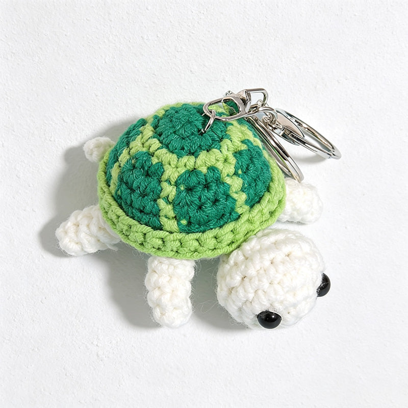 CouldNook Yarn Turtle Doll Keychain - Six Shell Colors