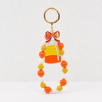 CouldNook Halloween Beaded Keychain - Colorful Loops and Character Pendants