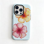 CouldNook Floral Phone Case - Watercolor Flower Pattern Cover