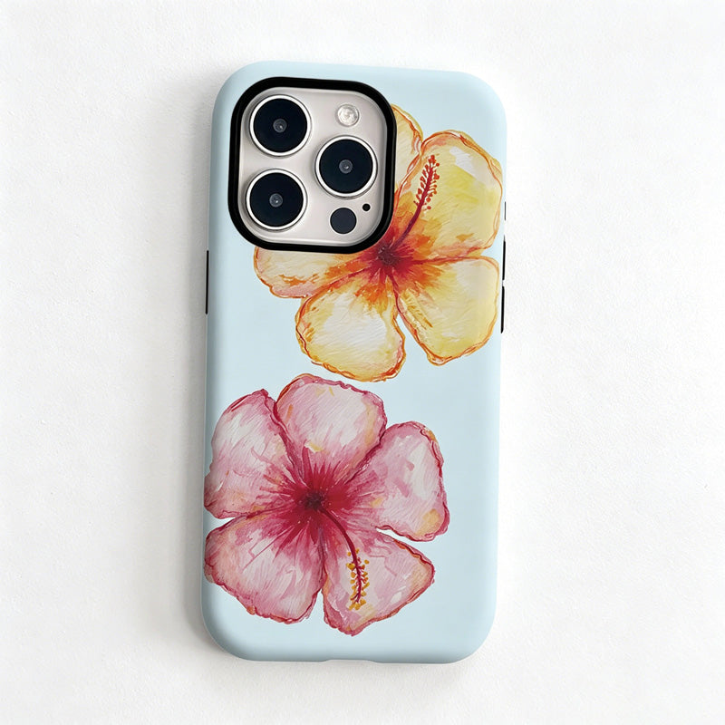 CouldNook Floral Phone Case - Watercolor Flower Pattern Cover