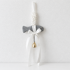 CouldNook Fish Bell Hanging - Ribbon Bow And Long Draping Tails