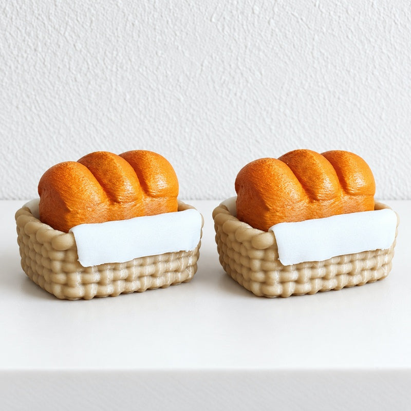 CouldNook Bakery Clicker Keychain - Bread Shapes And Pressable Tops