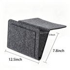 CouldNook Felt Bedside Organizer Bag for Calm Bedroom Storage