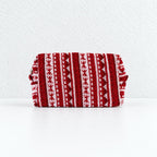 CouldNook Patterned Cosmetic Pouch - Winter Motifs and Zip Closure
