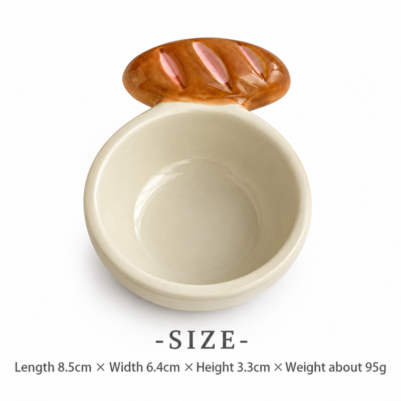 CouldNook Bread Accent Dipping Bowl - Baguette or Pretzel