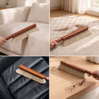 CouldNook Bed Dusting Brush - Six Row Beech Handle