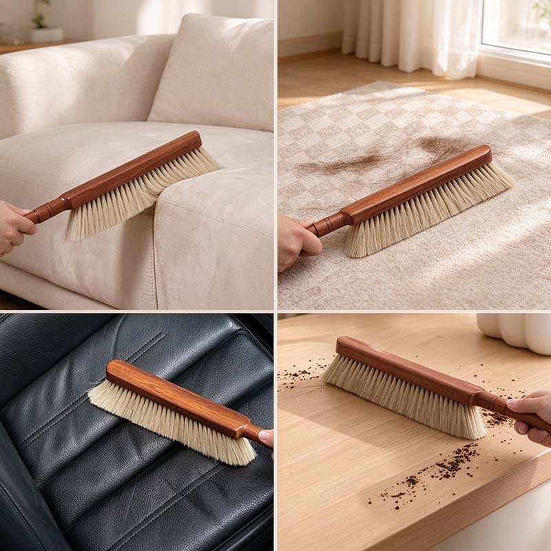 CouldNook Bed Dusting Brush - Six Row Beech Handle