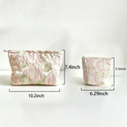 CouldNook Floral Cosmetic Bag - Vanity Storage Accent