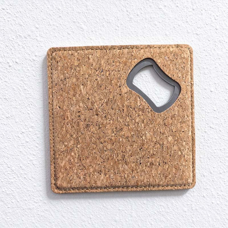 CouldNook Square Bottle Opener - Inset Opening And Stitched Edge Detail