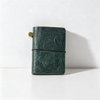 CouldNook Mini Vintage Embossed Carved - Leather Traveler’s Notebook
