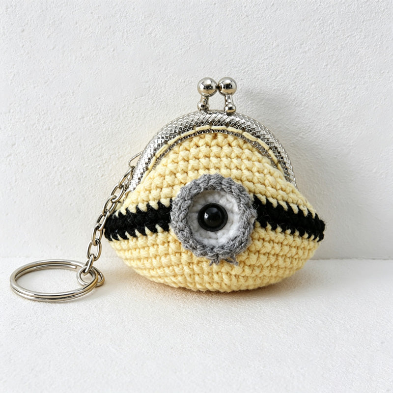 CouldNook Yarn Character Coin Purse - Metal Kiss-Lock Frame
