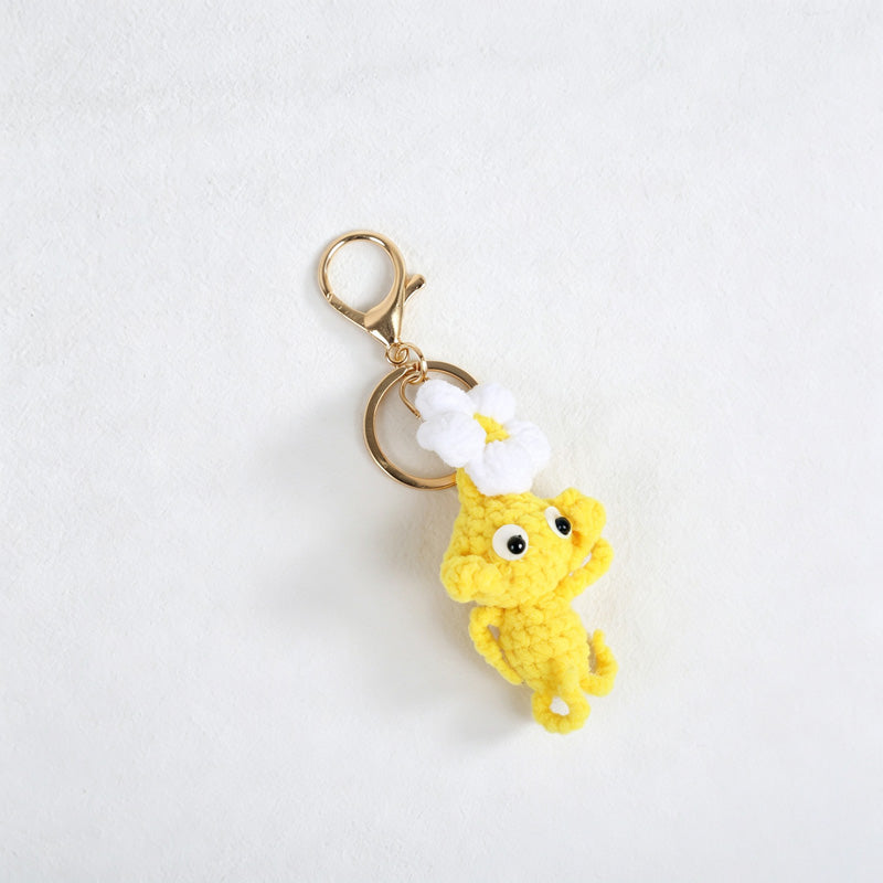 CouldNook Yarn Sprout Character Keychain - Three Attachment Styles