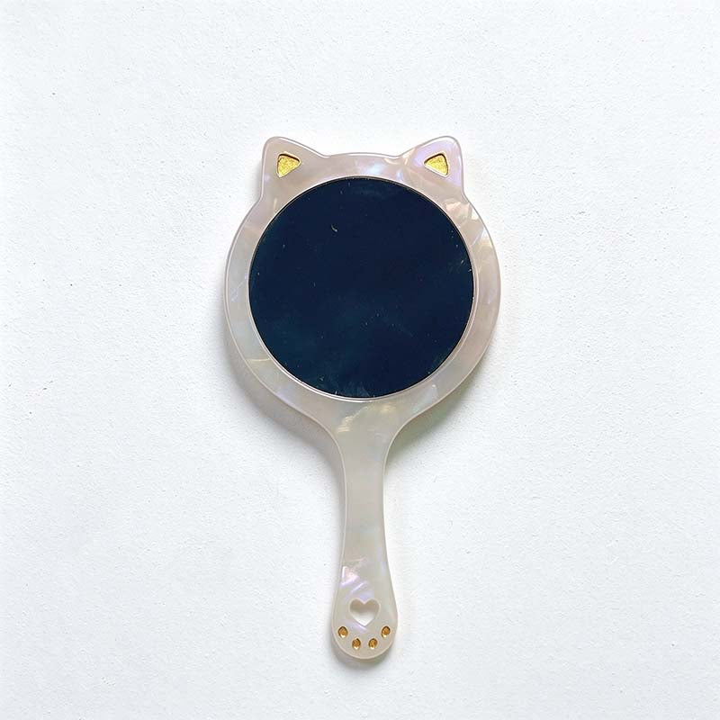 CouldNook Cat Ear Hand Mirror - Paw Detail Handle