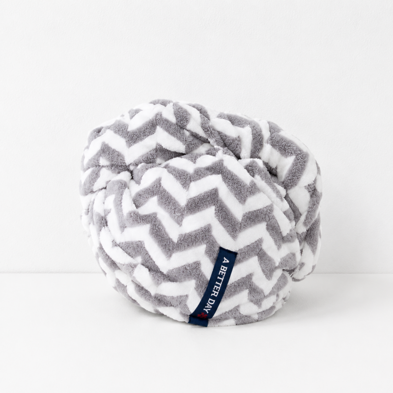CouldNook Striped Hair Drying Wrap - Button Fastening and Chevron Options