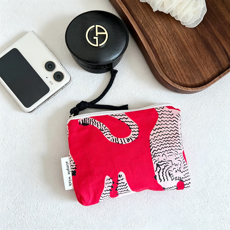 CouldNook Printed Mini Pouch - Six Floral and Animal Designs