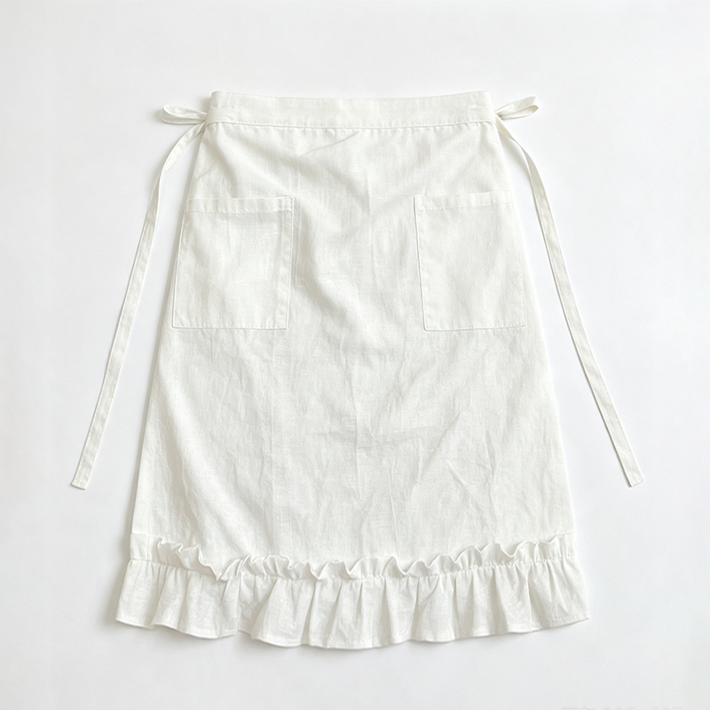 CouldNook Solid Gathered Apron - Flowing Color Choice Layer