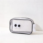 CouldNook Big Eye Toiletry Bag - See-Through Panels And Character Details