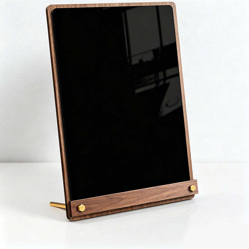 CouldNook Freestanding Wooden Frame Mini Chalkboard - Rewritable Tabletop
