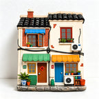 CouldNook Miniature House Fridge Magnet - Raised Shopfront and Cottage Scenes