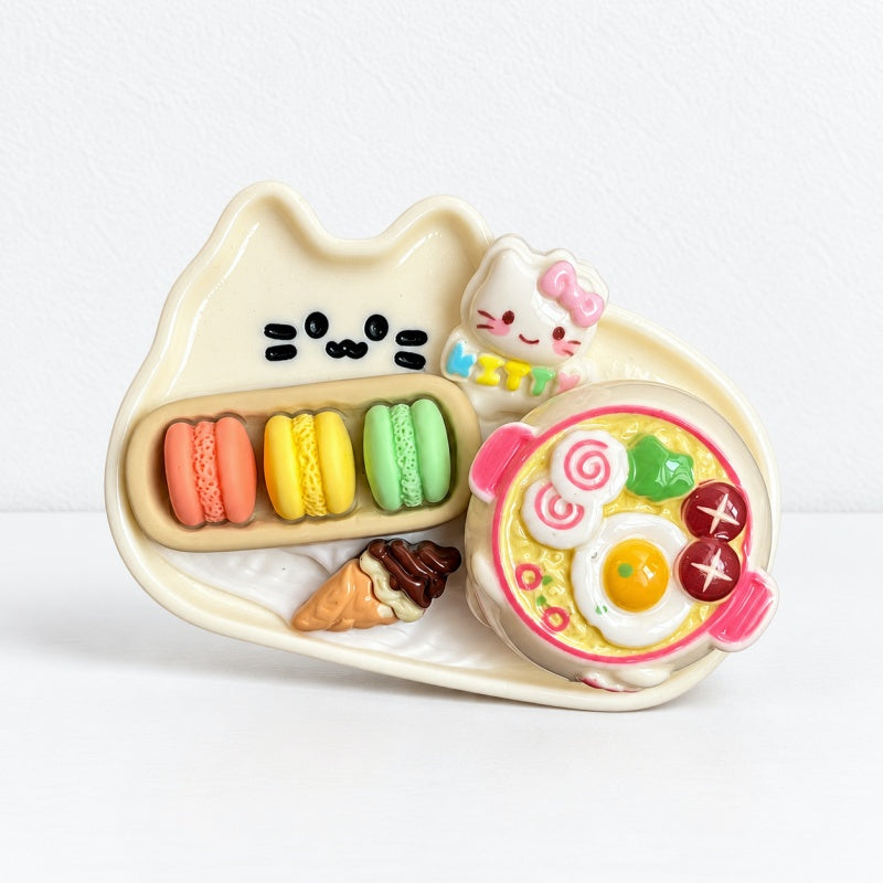 CouldNook Mini Meal Tray Magnet - Raised Food Assortment